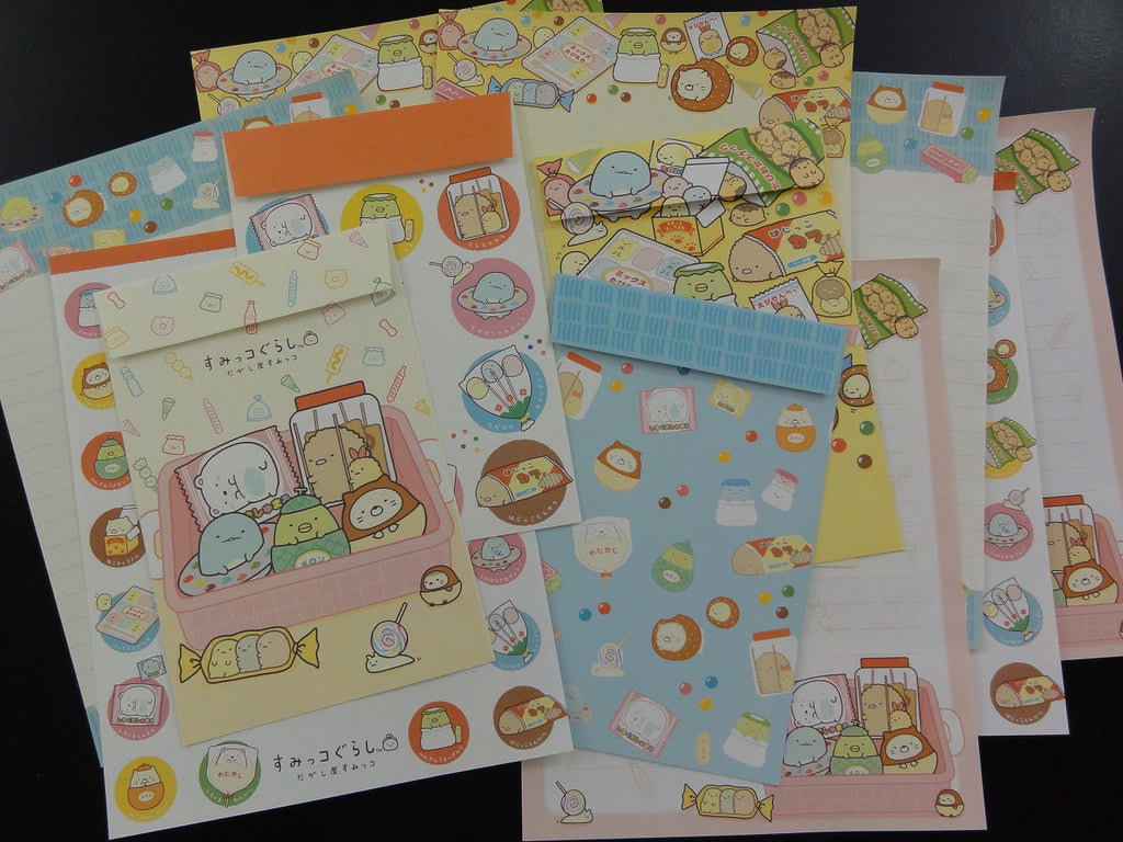 Kawaii Cute San-X Sumikko Gurashi Sweet Snack Shop Letter Sets - B