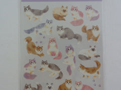 Cute Kawaii Mind Wave Cat Kitten Sticker Sheet - for Journal Planner Craft