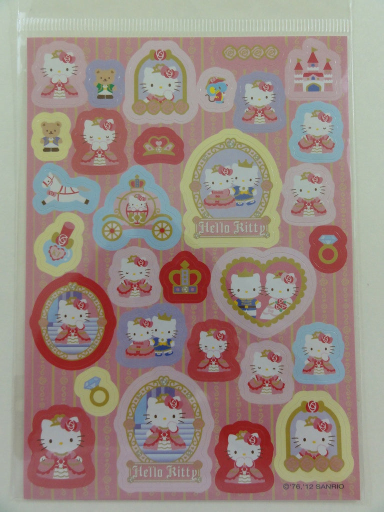 Sanrio Hello Kitty Princess Sticker Sheet - 2012