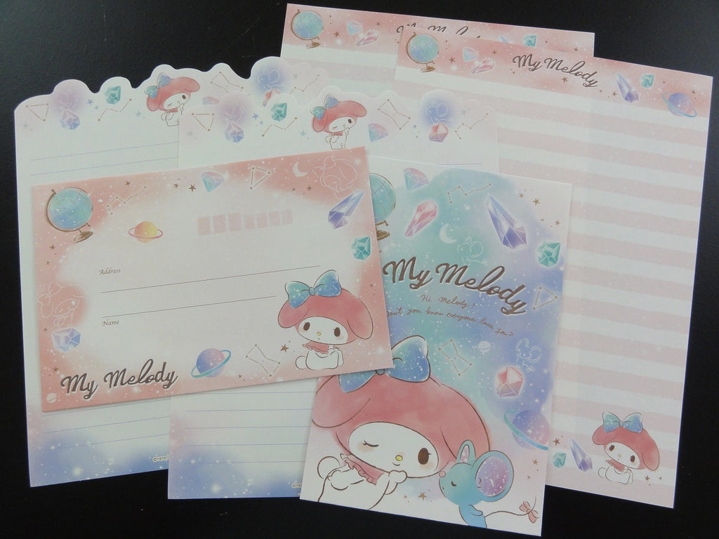 Cute Kawaii My Melody Stars Universe Letter Sets - Writing Paper Envelope Stationery