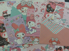 z Cute Kawaii Sanrio My Melody Letter Paper + Envelope Theme Set - B
