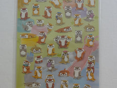 Cute Kawaii Mind Wave Otter Animal Sticker Sheet - for Journal Planner Craft Organizer Calendar