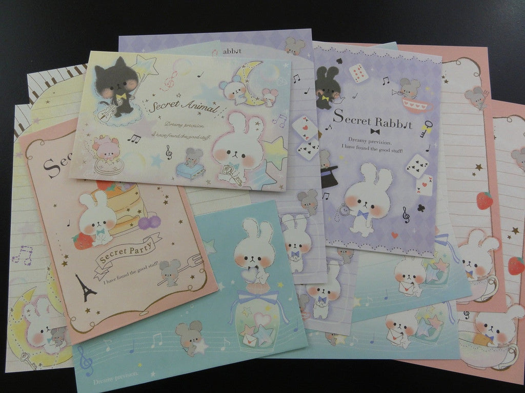 Cute Kawaii Kamio Secret Rabbit Letter Sets - B