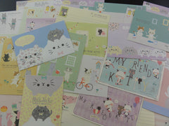 z Cat / Kitten / Kitty Letter Paper + Envelope Theme Set