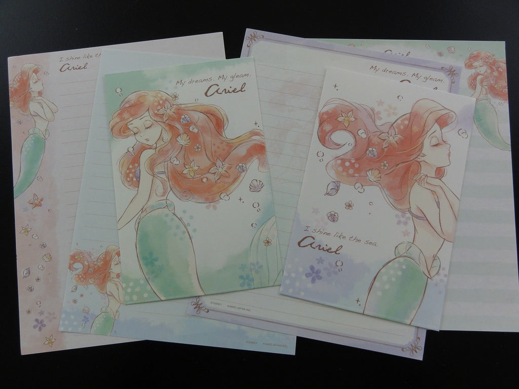 z Cute Kawaii Kamio Ariel Fairy Tale Letter Sets - A