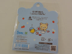 Kawaii Cute San-X Rilakkuma Strawberry Flake Sticker Sack - C