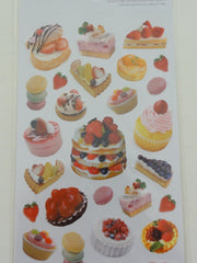 z Cute Kawaii Mind Wave Strawberry Cake Pastry Photo Sticker Sheet