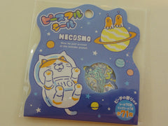Cute Kawaii Mind Wave Necosmo Cat Astronaut Space Stickers Sack