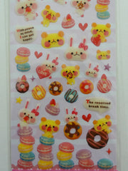 Cute Kawaii Kamio Donut and Macaroon Rabbit Sticker Sheet