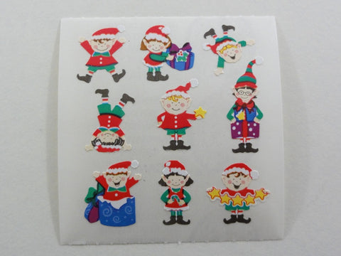 Sandylion Elf Christmas Sticker Sheet / Module - Vintage & Collectible