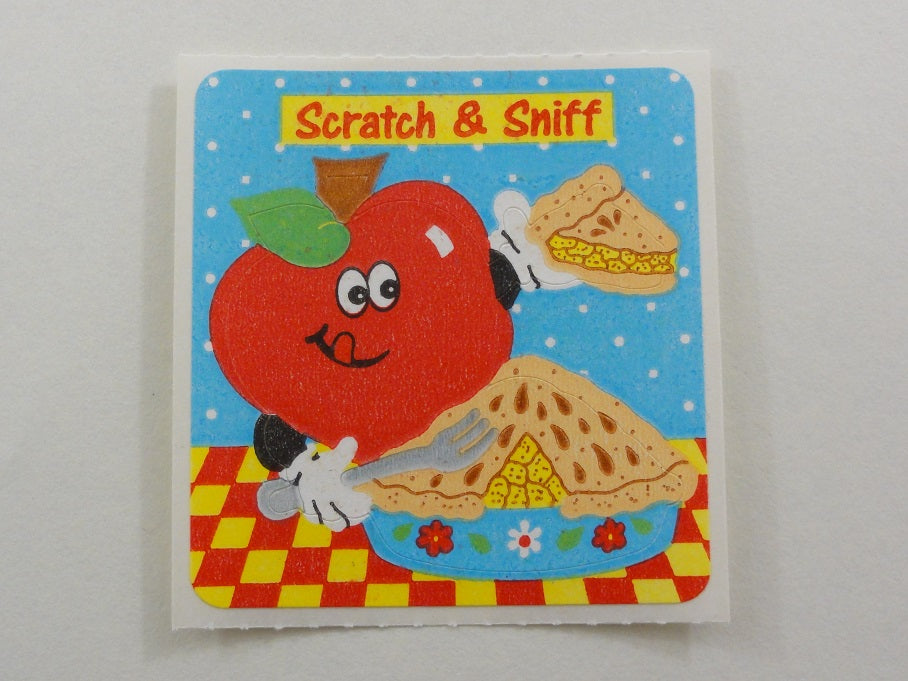 Sandylion Scratch & Sniff Pie Sticker Sheet / Module - Vintage & Collectible - L