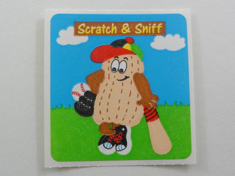 Sandylion Scratch & Sniff Peanut Sticker Sheet / Module - Vintage & Collectible - C