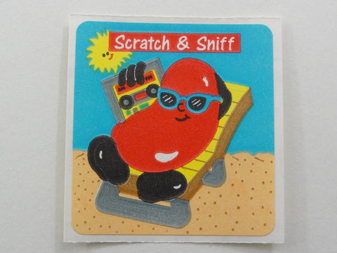 Sandylion Scratch & Sniff Jelly Bean Sticker Sheet / Module - Vintage & Collectible - E