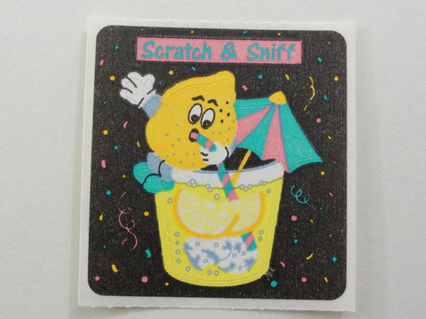 Sandylion Scratch & Sniff Lemonade Sticker Sheet / Module - Vintage & Collectible - D