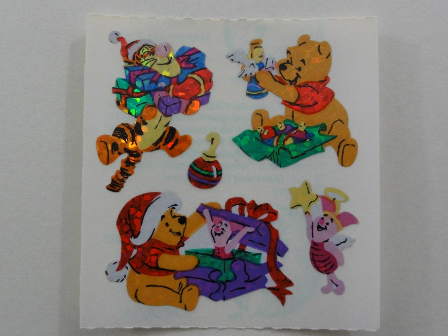 Sandylion Winnie the Pooh Bear Glitter Sticker Sheet / Module - Vintage & Collectiblev - C