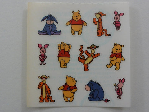 Sandylion Eeyore Winnie the Pooh Piglet Tiger Sticker Sheet / Module - Vintage & Collectible - B