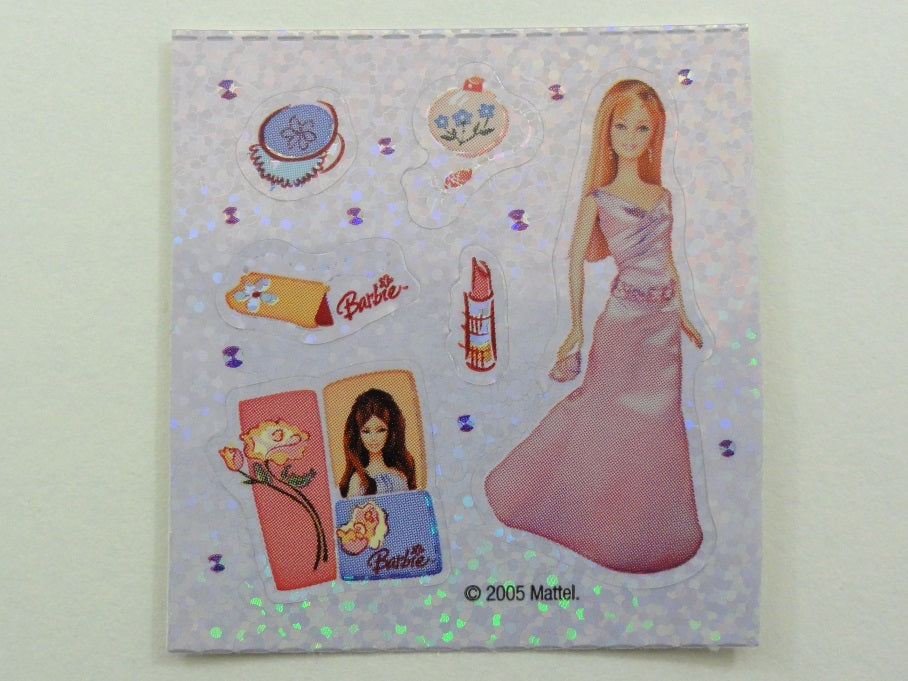 Sandylion Barbie Glitter Sticker Sheet / Module - Vintage & Collectible - D