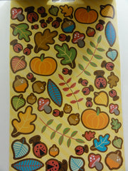Cute Kawaii Harvest Fall Thanksgiving Autumn Pumpkin Leaves Sticker Book - for Scrapbook Planner