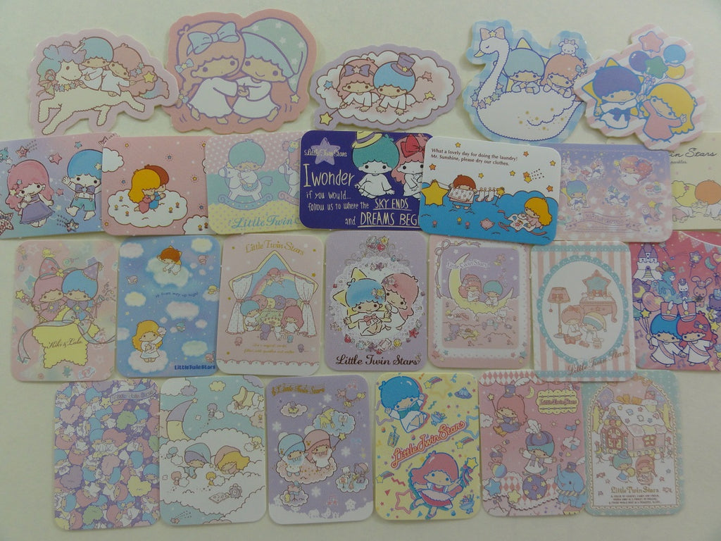Sanrio Little Twin Stars Flake Sack Stickers 2015 - 25 pcs
