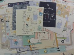 Cute Kawaii Kuma Bear Writing Letter Paper + Envelope Theme Set