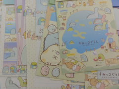 Kawaii Cute San-X Sumikko Gurashi Dino Letter Writing Paper + Envelope Theme Stationery Set