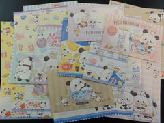 Cute Kawaii Mochi Popcorn Panda Letter Paper + Envelope Theme Set