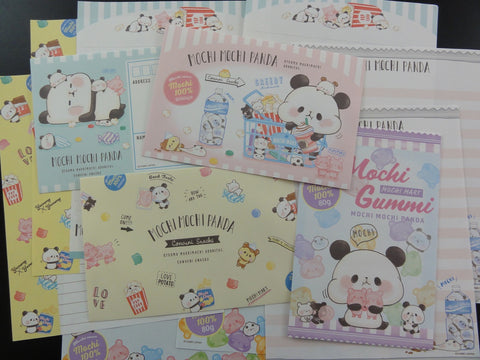 Cute Kawaii Kamio Mochi Popcorn Panda Letter Sets - D