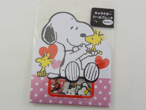 Cute Kawaii Kamio Peanuts Snoopy Stickers Sack - E