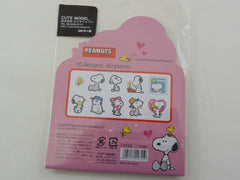 Cute Kawaii Kamio Peanuts Snoopy Stickers Sack - E