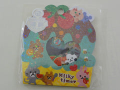 Cute Kawaii Mind Wave Milky Time Animals Stickers Sack - Summer Series - D