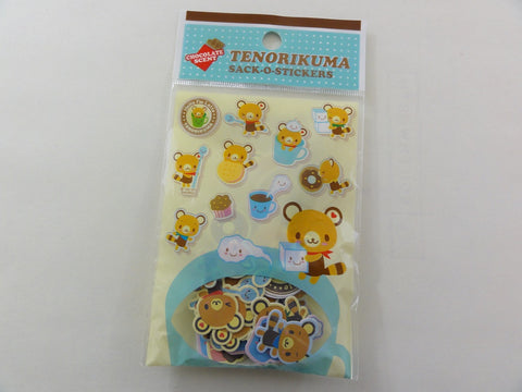 Cute Kawaii Sanrio Tenorikuma Sack-O-Stickers Flake Sticker Sack - Vintage Collectible