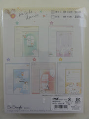 Cute Kawaii Crux Petals Dance Bear Letter Set Pack
