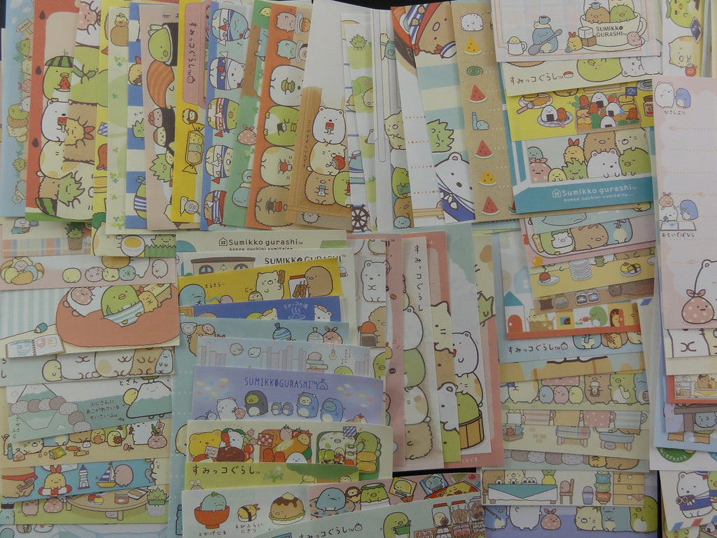 z San-X Sumikko Gurashi 90 pc Mini Memo Note Paper Set - Cute Kawaii