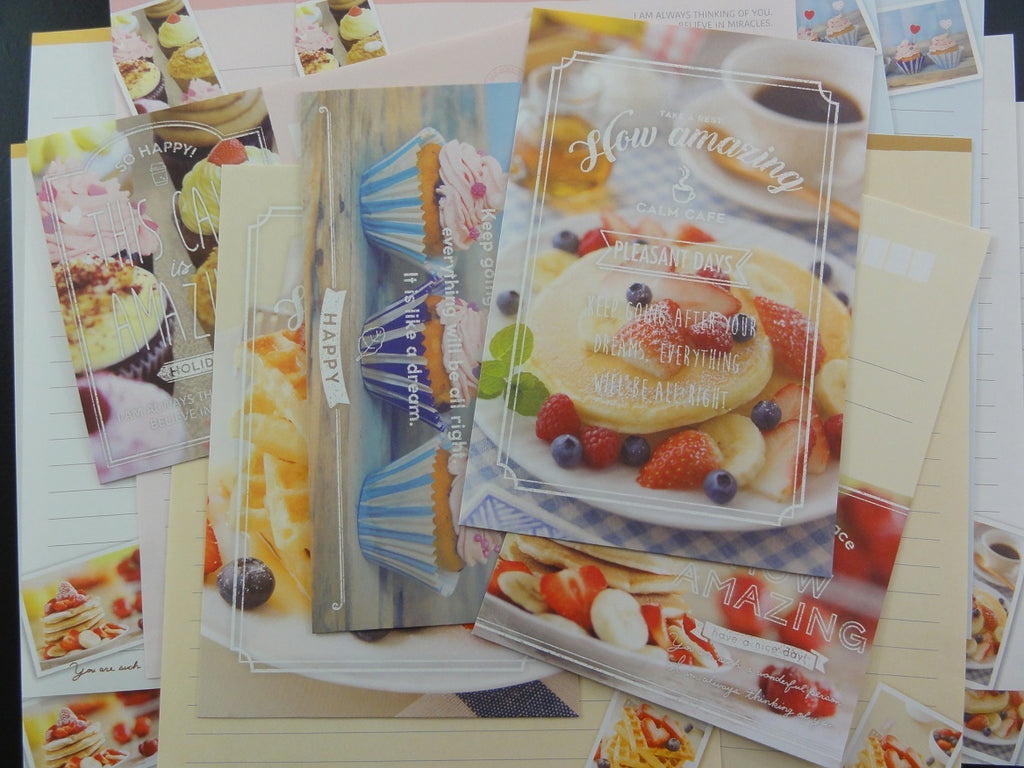 Kawaii Cute Crux Amazing Cafe Letter Sets