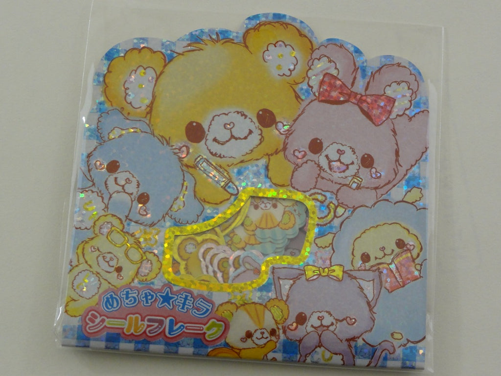 Cute Kawaii Kamio Charming Pops Bears Stickers Flake Sack
