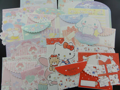 z Sanrio Hello Kitty My Melody Cinnamoroll Little Twin Stars Letter Papers + Envelopes Theme Set