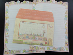 Cute Kawaii San-X Sumikko Gurashi Friends Die Cut 2017 Letter Sets - Writing Paper Envelope Stationery Penpal