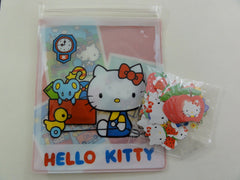 Kawaii Sanrio Hello Kitty Ziplock Bag Flake Sticker Sack 2013 - Rare VHTF