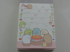 Kawaii Cute San-X Sumikko Gurashi Apple Garden Picnic Mini Notepad / Memo Pad - B