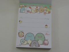 Kawaii Cute San-X Sumikko Gurashi Apple Garden Picnic Mini Notepad / Memo Pad - D