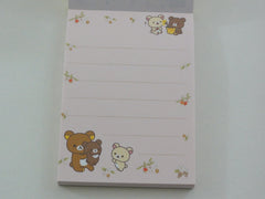 Kawaii Cute San-X Rilakkuma Bear Honey Mini Notepad / Memo Pad - B