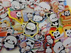 z Cute Kawaii Panda Flake Stickers - 42 pcs