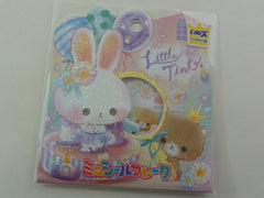 Cute Kawaii Crux Little Tint Rabbit Bear and Squirrel Flake Stickers Sack