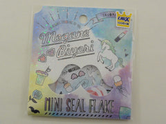 Cute Kawaii Crux Unicorn Megane Biyori Stickers Flake Sack
