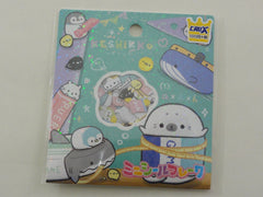 Cute Kawaii Crux Keshikko Bundled Animal Stickers Flake Sack - B