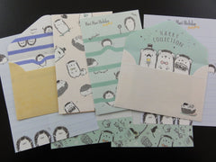 Cute Kawaii Kamio Hedgehog Mini Letter Sets - Small Note Envelope Set Stationery