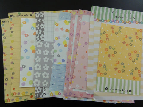 z Cute Kamio Mitzuma Daisy Flower Letter Sets stationery