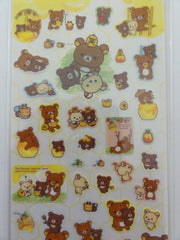 Cute Kawaii San-X Rilakkuma Honey Sticker Sheet - B