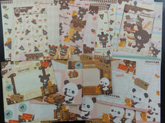 z Kawaii Cute San-X Chocopa Panda Letter Writing Paper + Envelope Theme Stationery Set - A