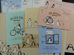 Cute Kawaii Q-Lia Ride On Penguin Letter Sets